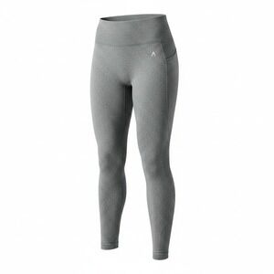 Acta Wear Gray High Waisted Seamless Compression Leggings Womens Small Heathered